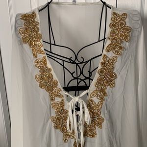 Beautiful Beaded Bathing Suit Cover Up